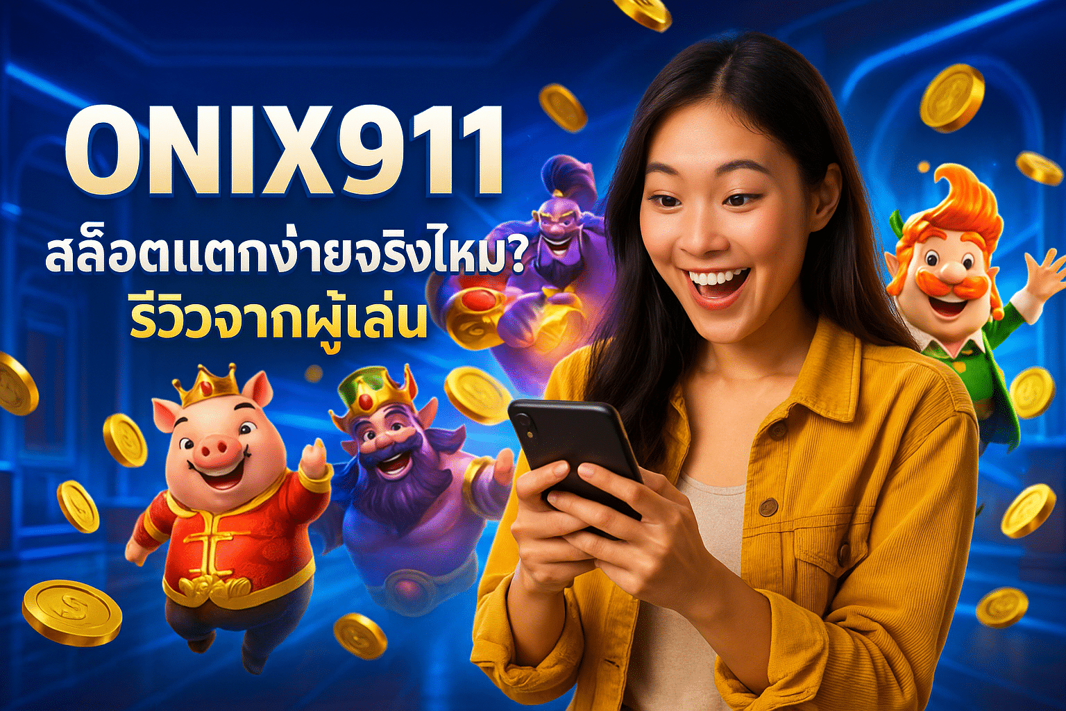 ONIX911 สล็อตแตกง่ายจริงไหม? รีวิวจากผู้เล่น