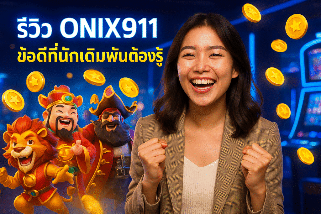 รีวิว ONIX911 ดีไหม? ข้อดีที่นักเดิมพันต้องรู้